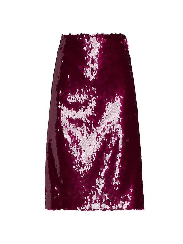 Womens Este Sequined Midi-Skirt Product Image