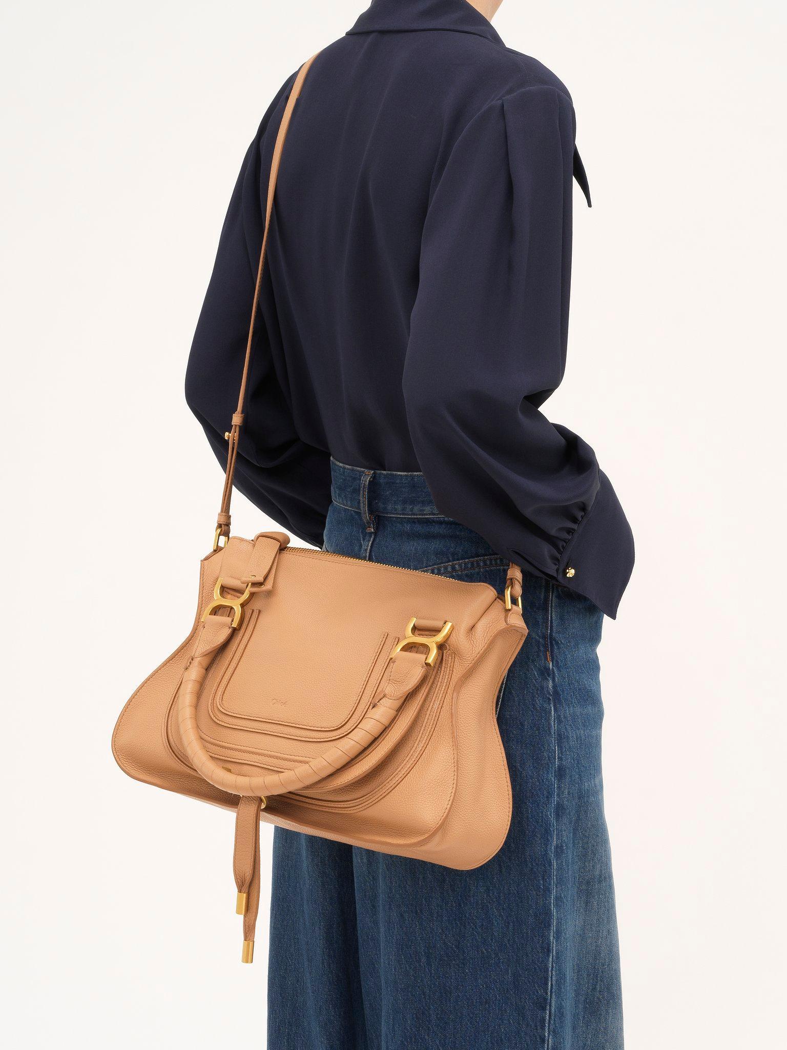 Marcie bag in grained leather Product Image