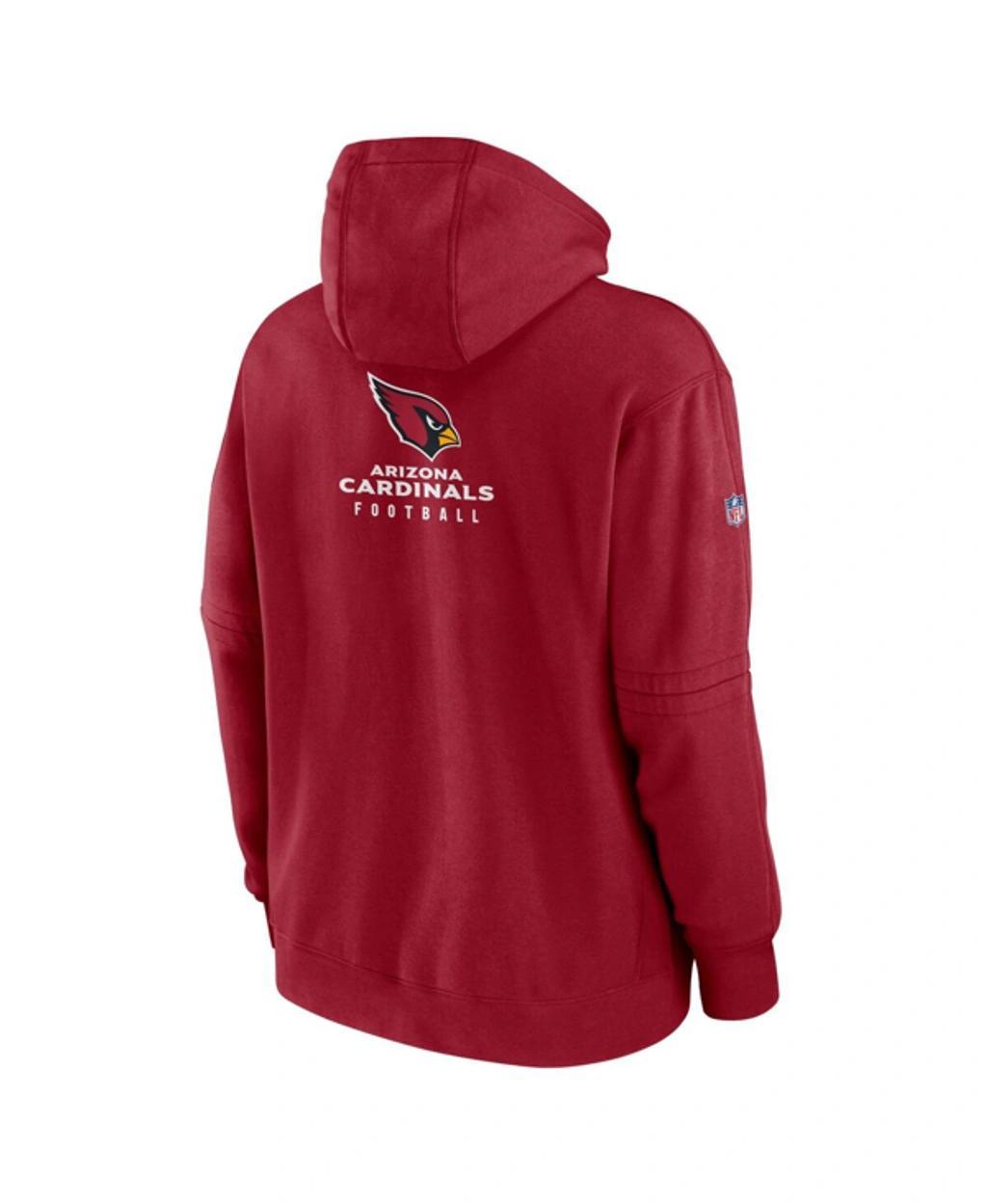 NIKE Arizona Cardinals Sideline Club Menâs  Men's Nfl Pullover Hoodie In Red Product Image