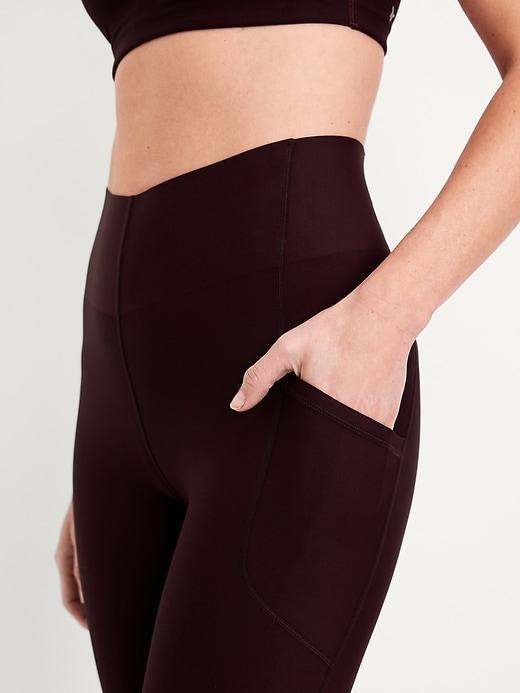 High-Waisted PowerSoft Sculpt 7/8 Pocket Leggings Product Image