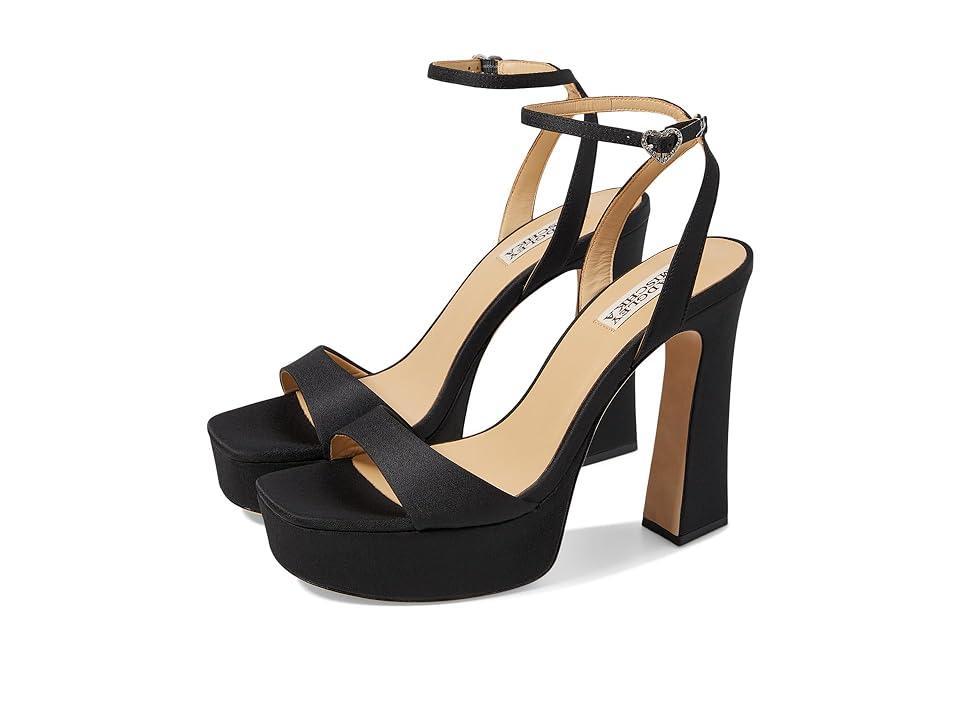 Badgley Mischka Womens Caia Square Toe High Heel Platform Sandals Product Image