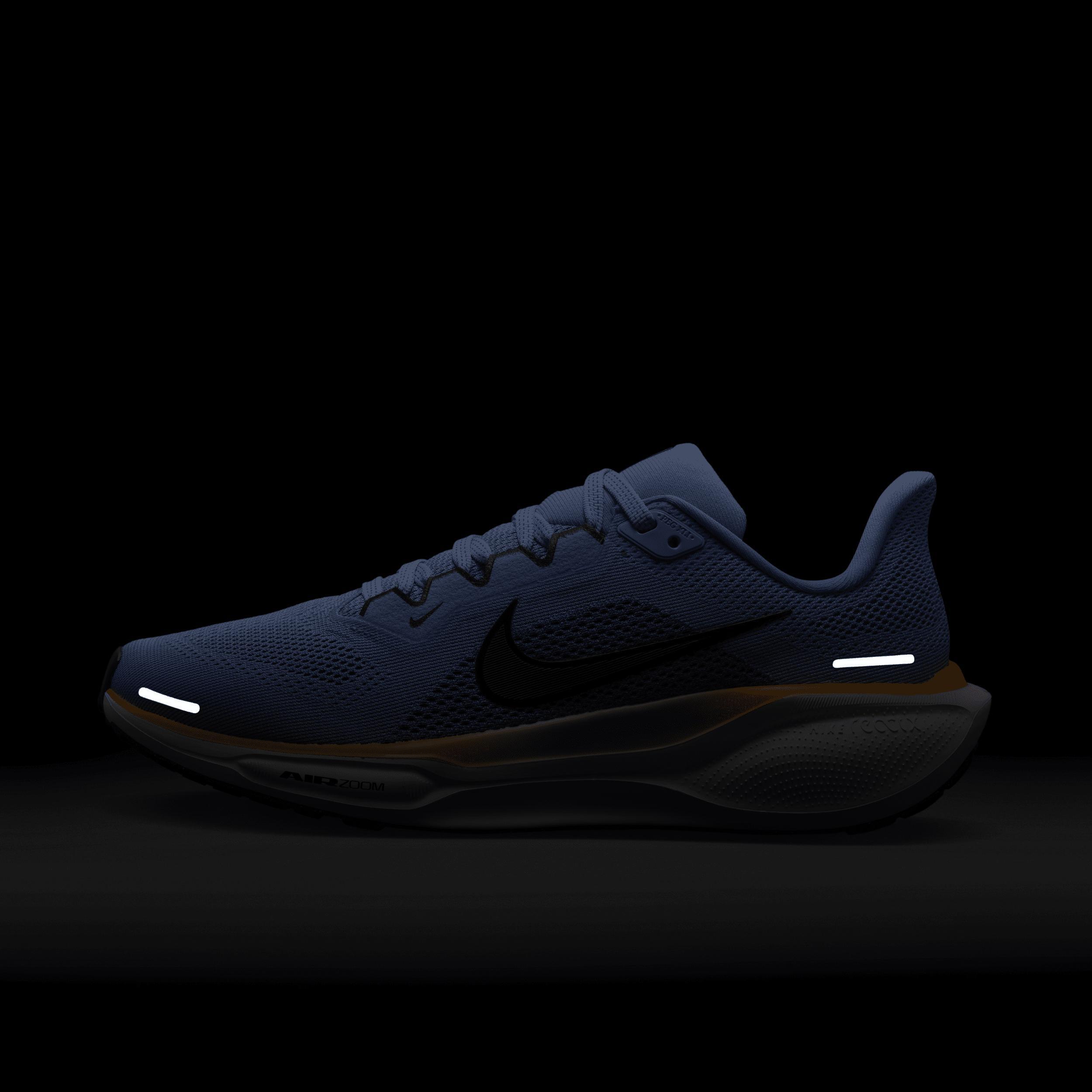 Nike Womens Nike Air Zoom Pegasus 41 - Womens Running Shoes Black/Astronomy Blue/Royal Pulse Product Image