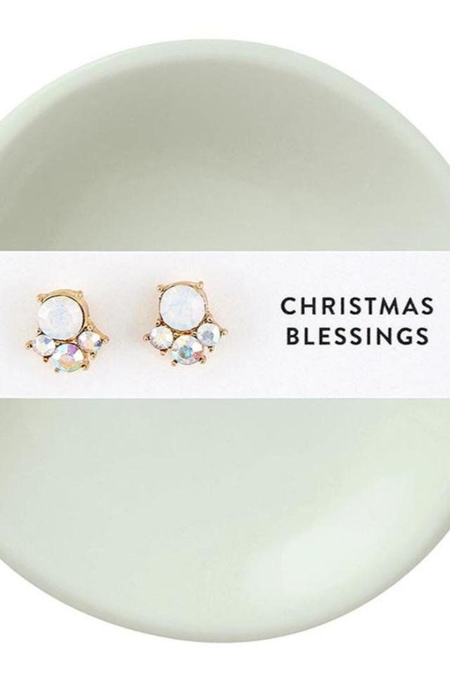 Holiday Trinket Tray & Earring Set Product Image