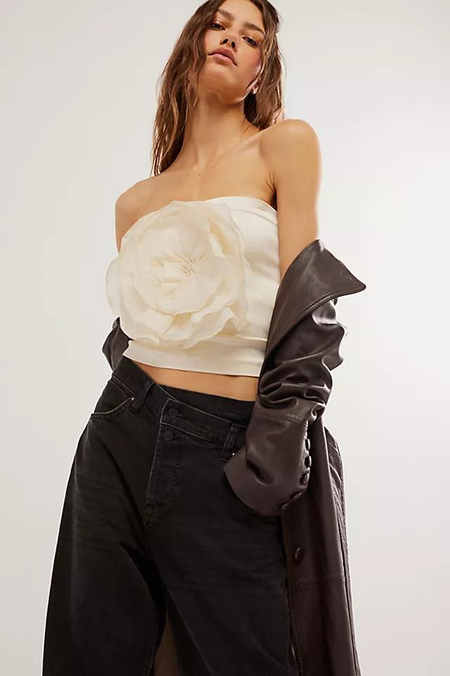 Nigel Preston Rosette Flower Tube Top Product Image