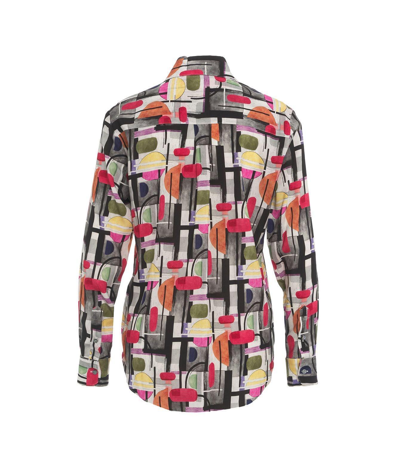 Blouse with retro print Product Image