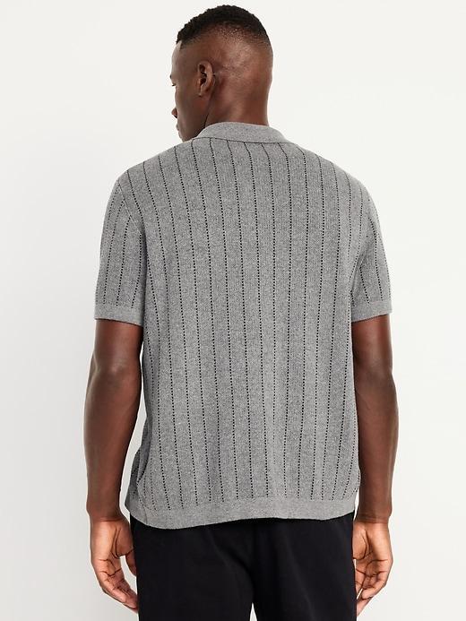 Textured Button-Down Sweater Product Image