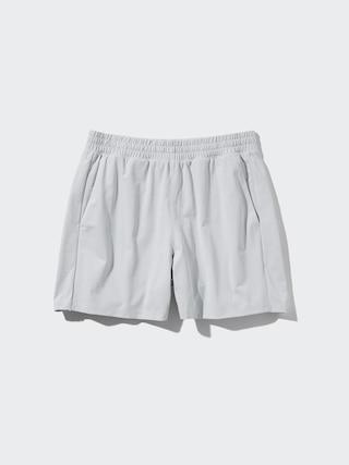 Mens Ultra Stretch Dry-Ex Shorts (5) with Quick-Drying Light Gray Medium UNIQLO US Product Image