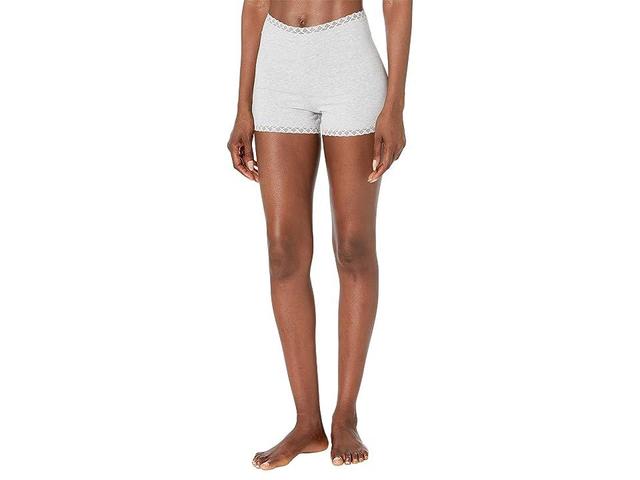 Natori Bliss Cotton Shorts (Light Grey Heather) Women's Underwear Product Image