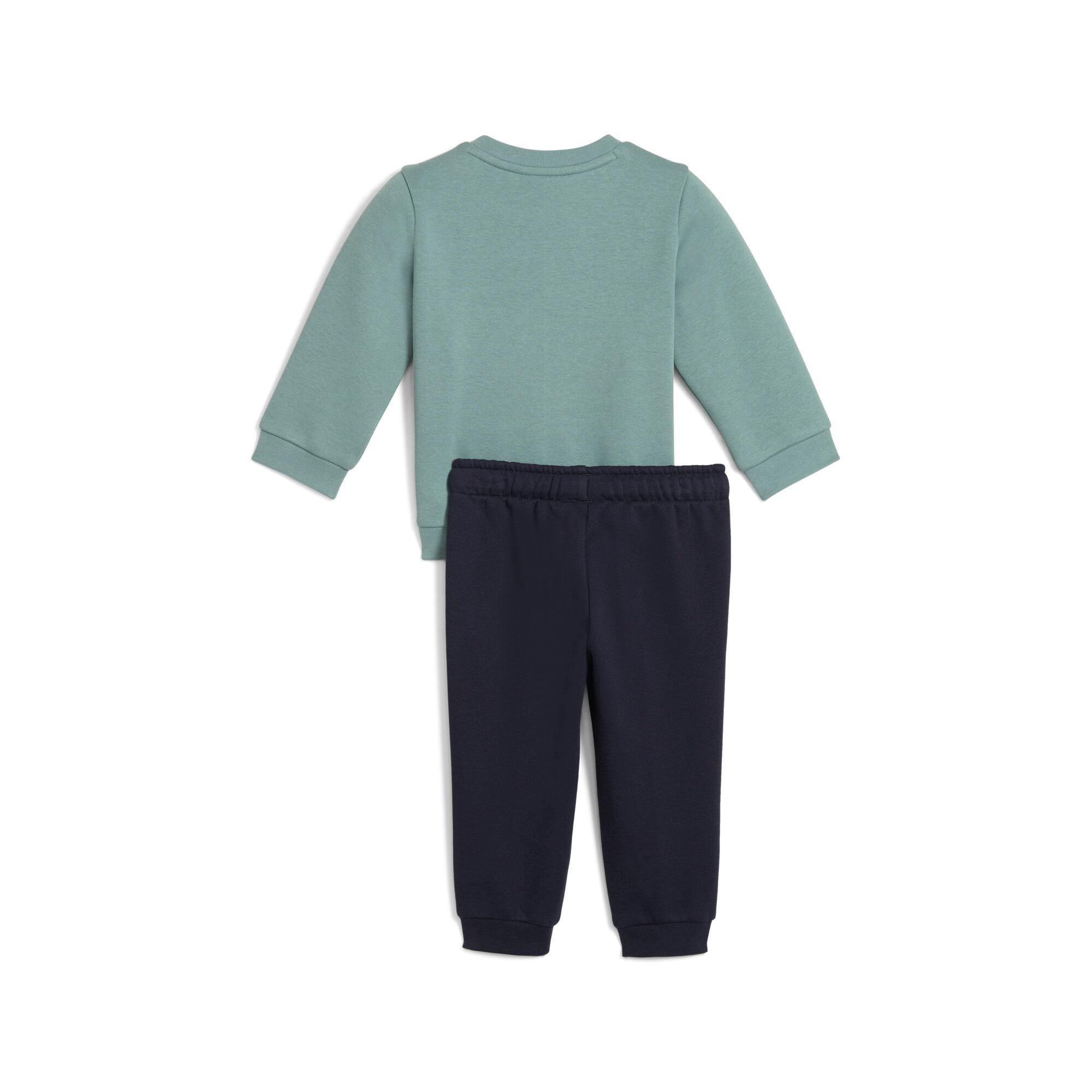 PUMA 2-Piece Minicats Essentials Toddlers' Crew Sweatshirt And Pants Set in Grey Product Image