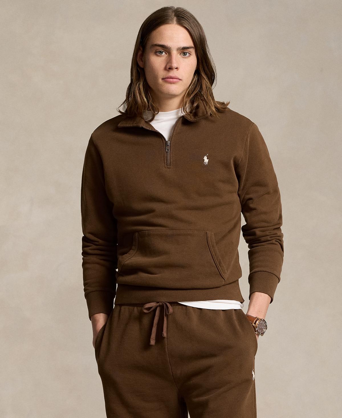 Polo Ralph Lauren Mens Loopback Fleece Quarter-Zip Sweatshirt Product Image