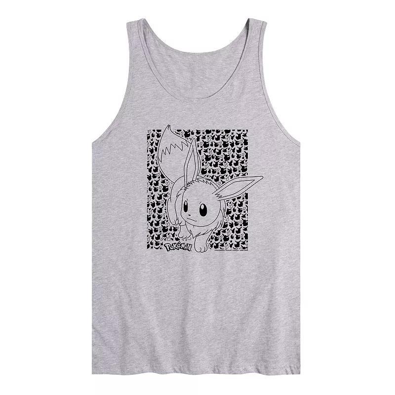 Mens Pokemon Eevee Pattern Tank Top Product Image