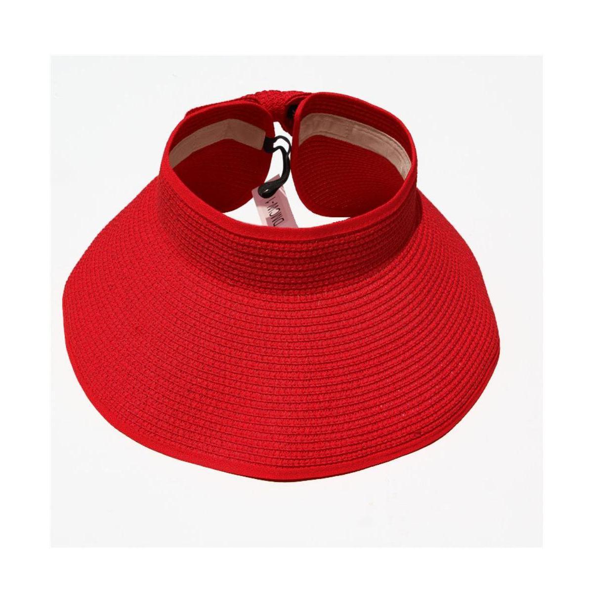 Haute Edition Womens Roll Up Packable Sun Visor Hat Product Image