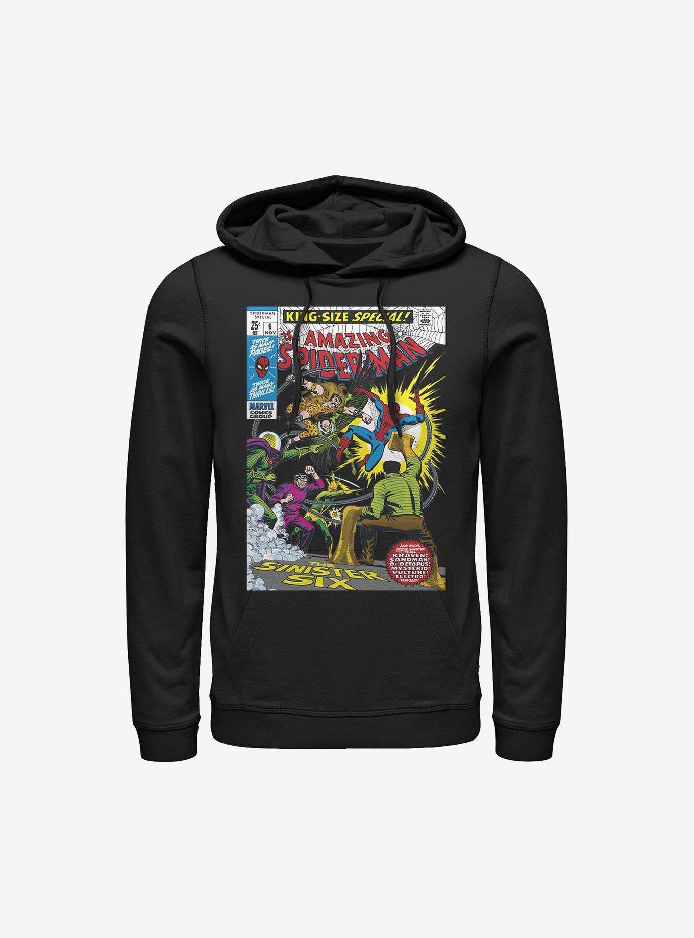 Marvel Spider-Man Comic Hoodie Product Image