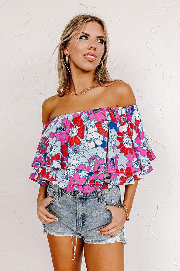 Tropical Joy Floral Top Product Image