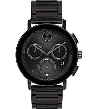 Mens Bold Evolution 2.0 Ionic-Plated Black Steel Chronograph Watch/42MM Product Image