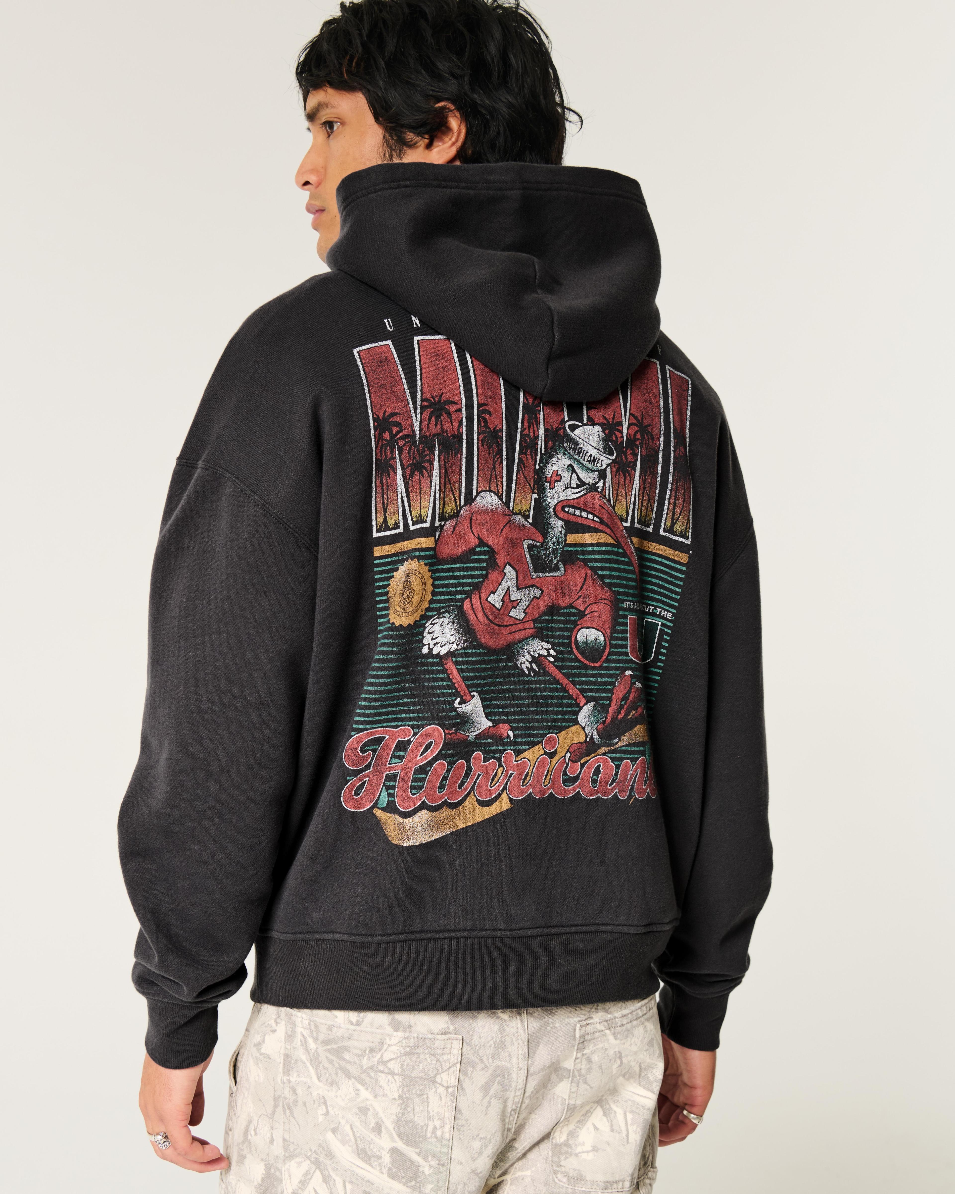 Boxy Florida State University Graphic Hoodie Product Image