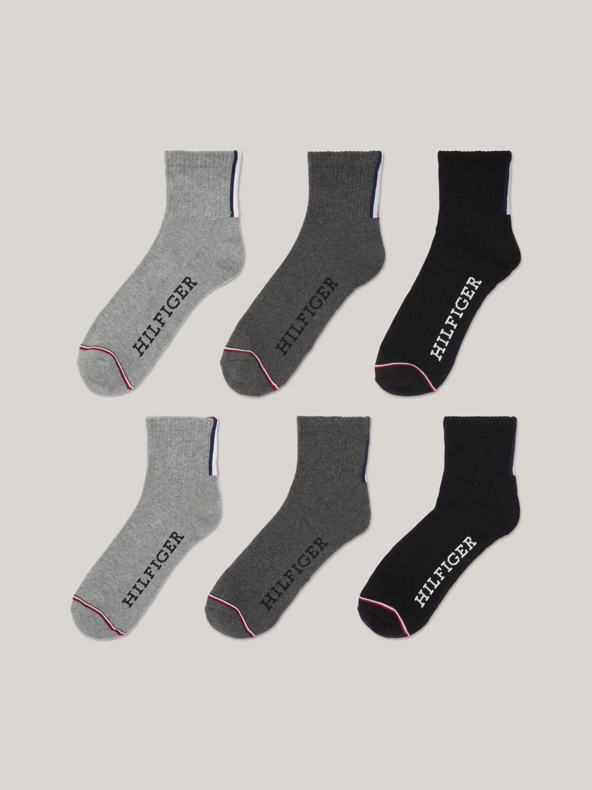 Tommy Hilfiger Men's Hilfiger Quarter Top Sock 6-Pack Product Image