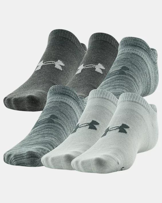 Mens UA Essential 6-Pack No Show Socks Product Image