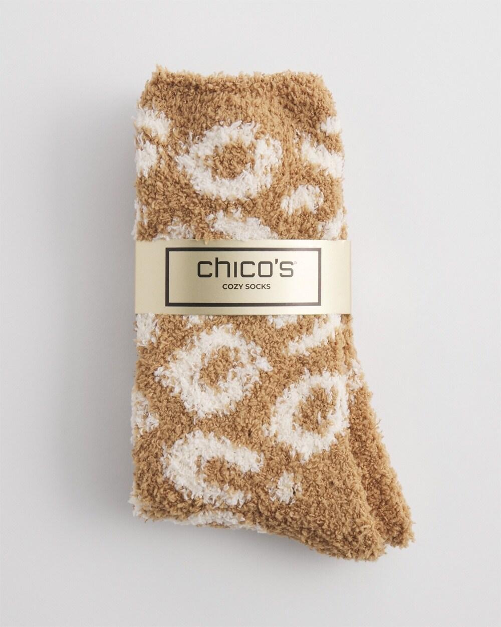 Animal Print Cozy Socks Product Image