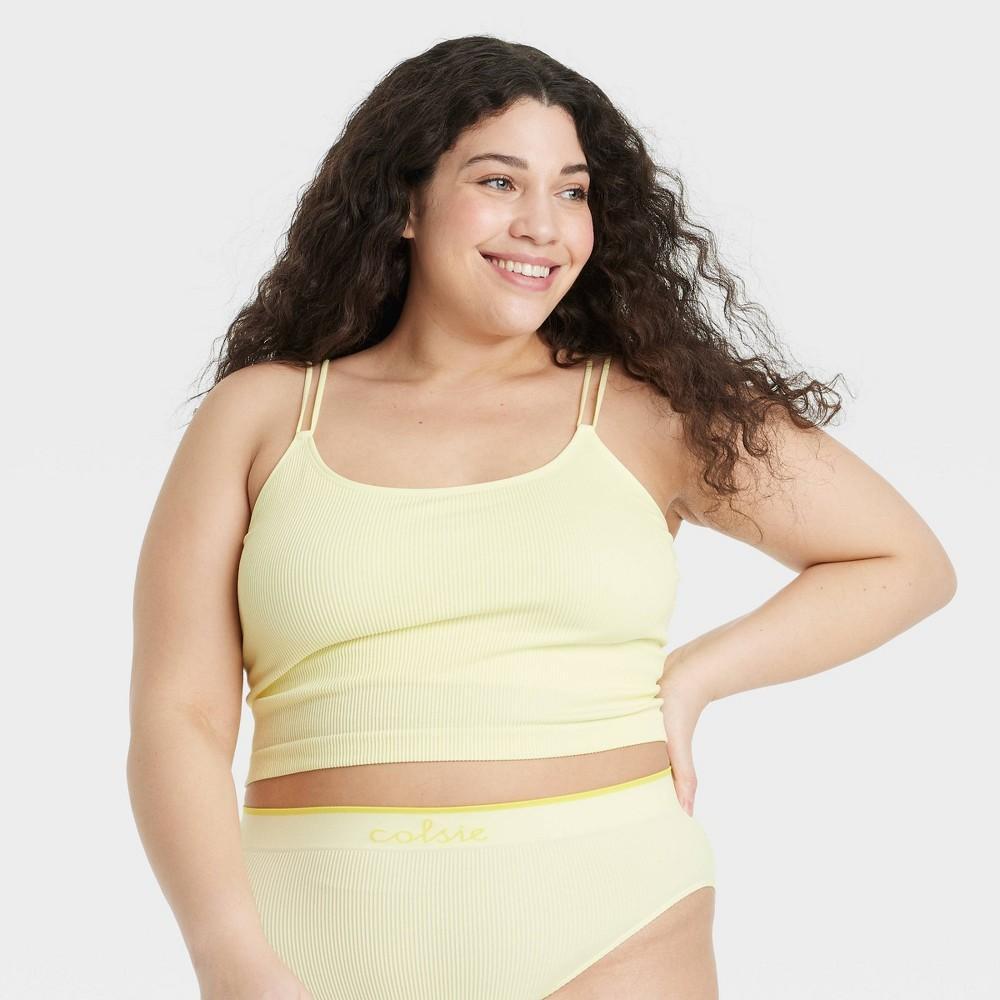 Womens Seamless Brami - Colsie Yellow XXL Product Image