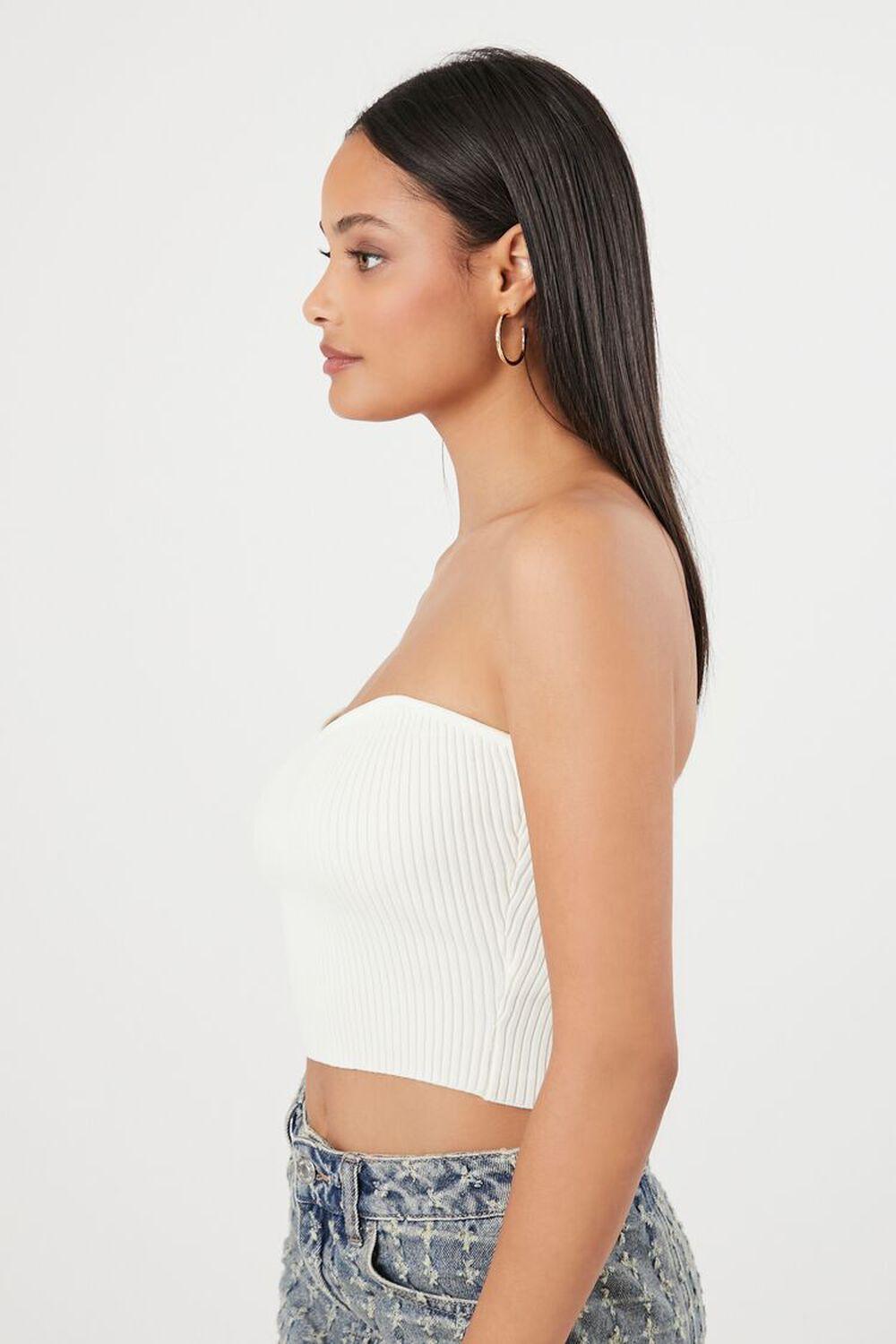 Sweater-Knit Cropped Tube Top | Forever 21 Product Image