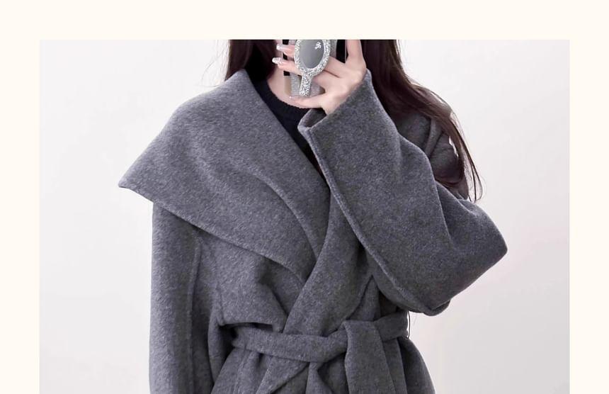 Plain Open Front Coat Product Image