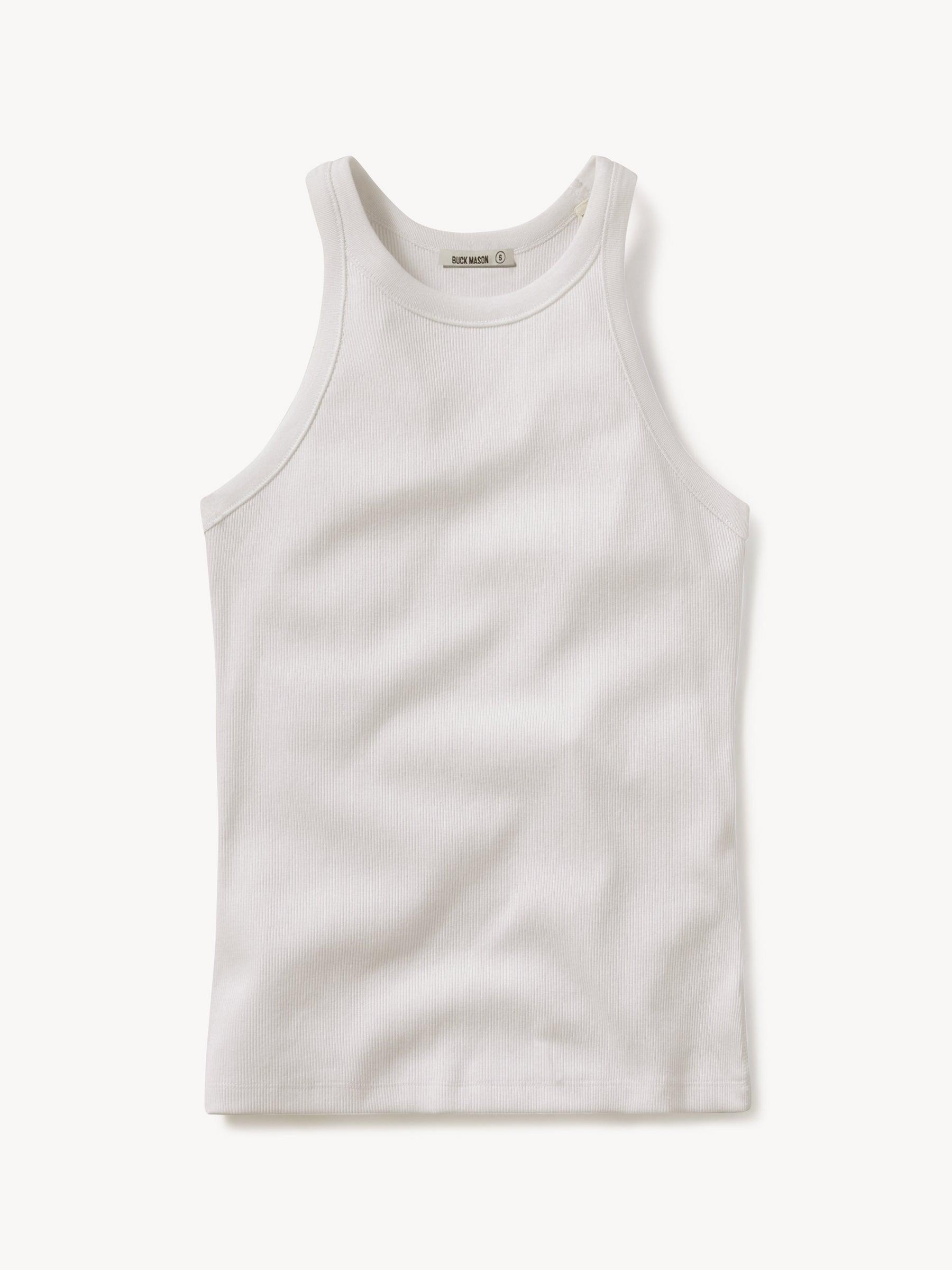 White Surplus Rib Tank product image