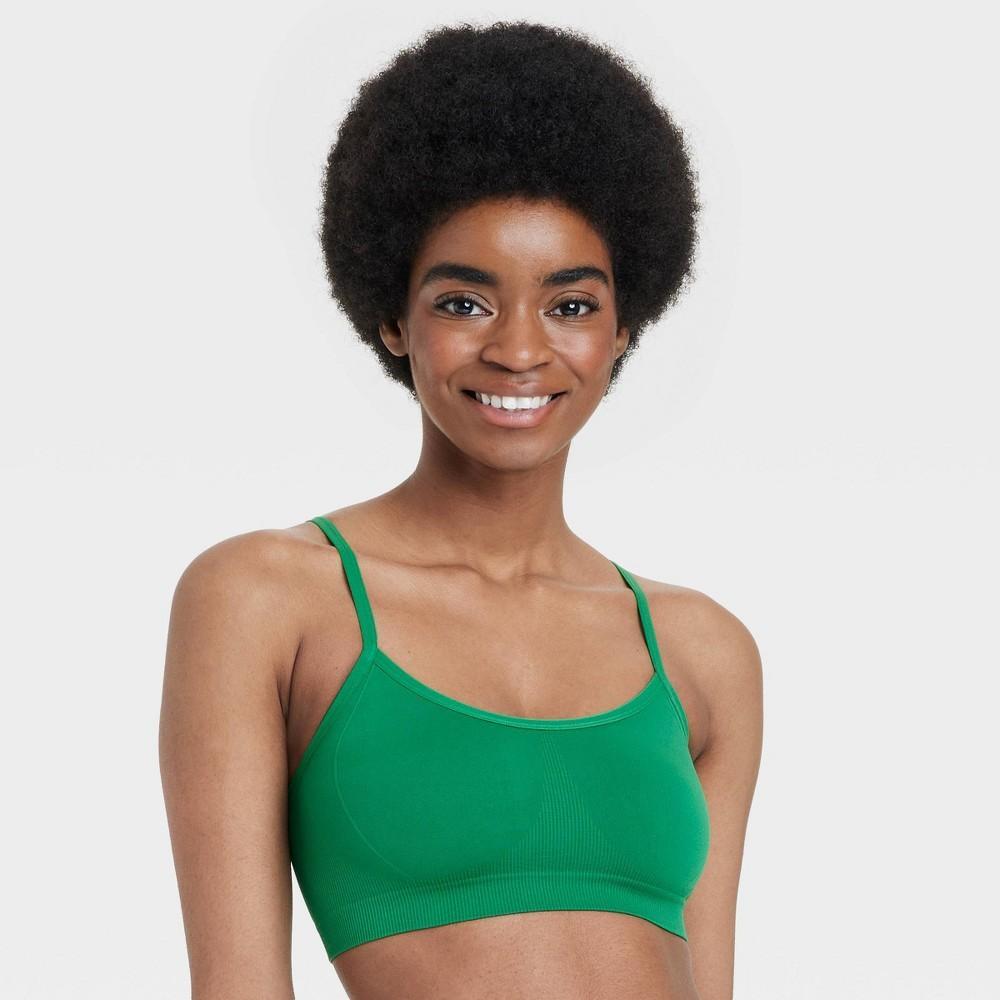 Womens Seamless Bralette - Colsie Perfect Emerald M Product Image