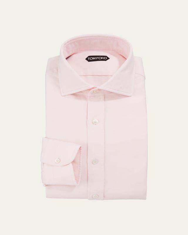 Mens Long-Sleeve Solid Dress Shirt Product Image