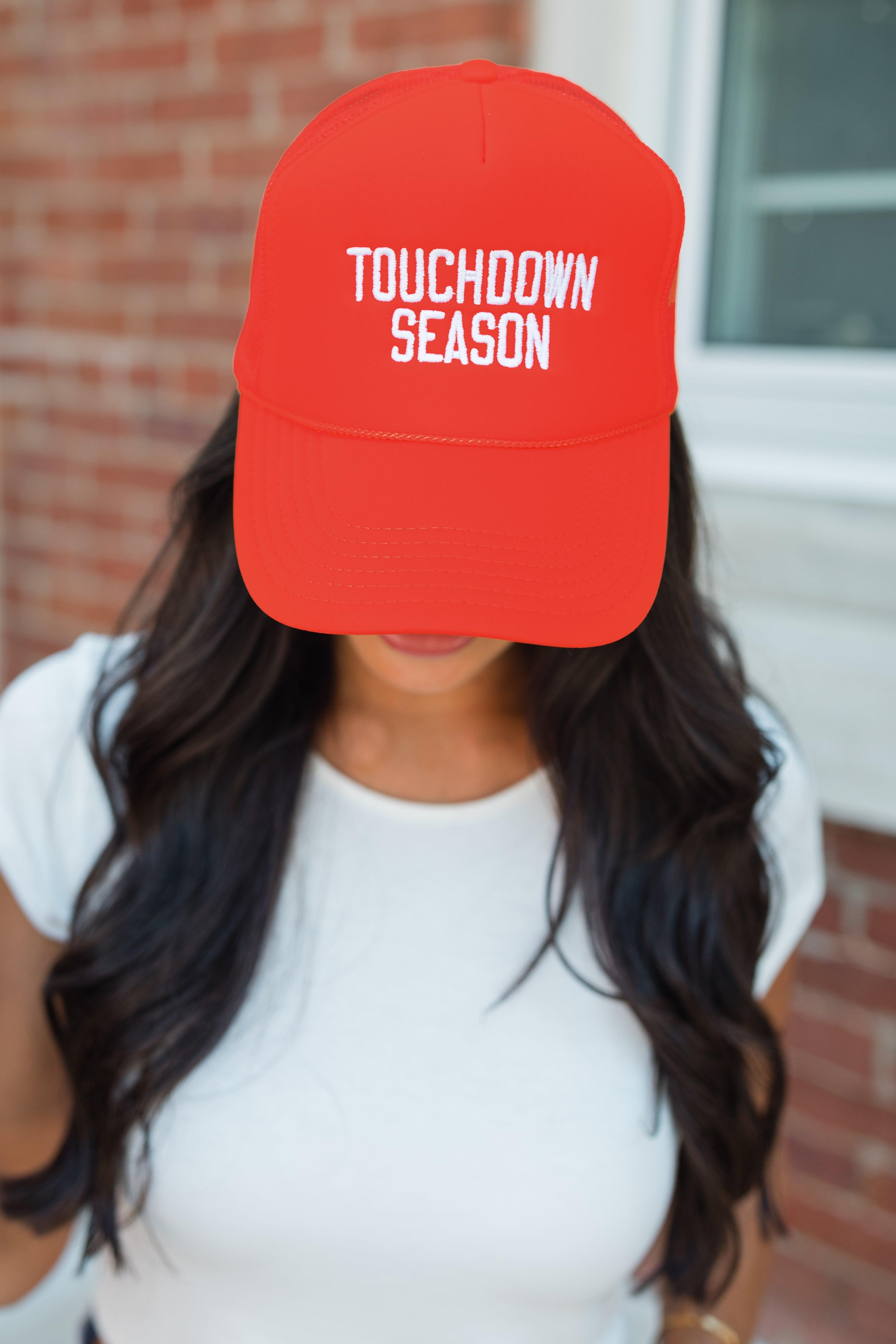 Touchdown Season Red Trucker Hat Product Image