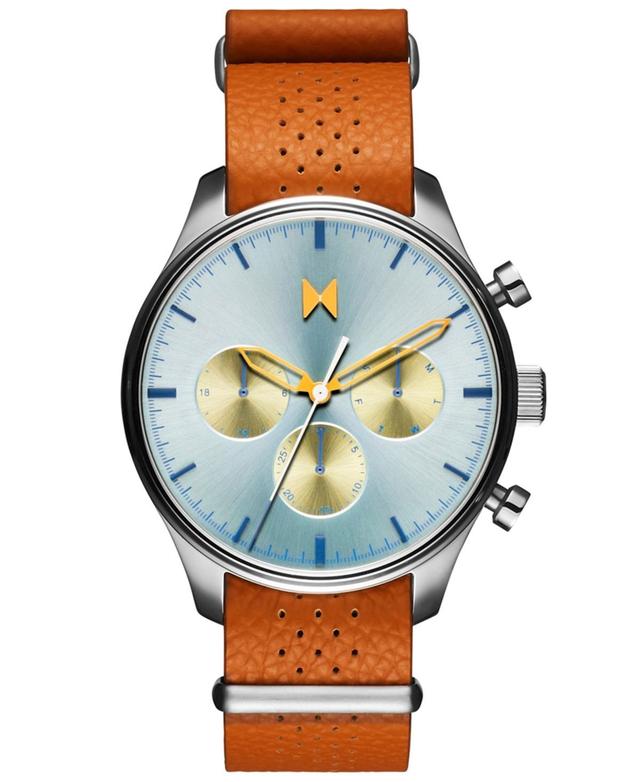 MVMT Mens Airhawk Chronograph Tan Leather Strap Watch Product Image