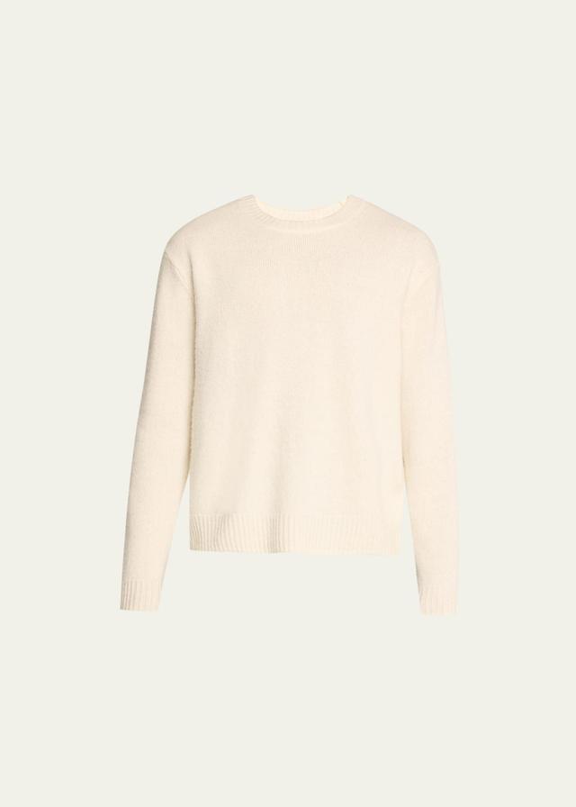 Mens Cashmere-Blend Crewneck Sweater Product Image