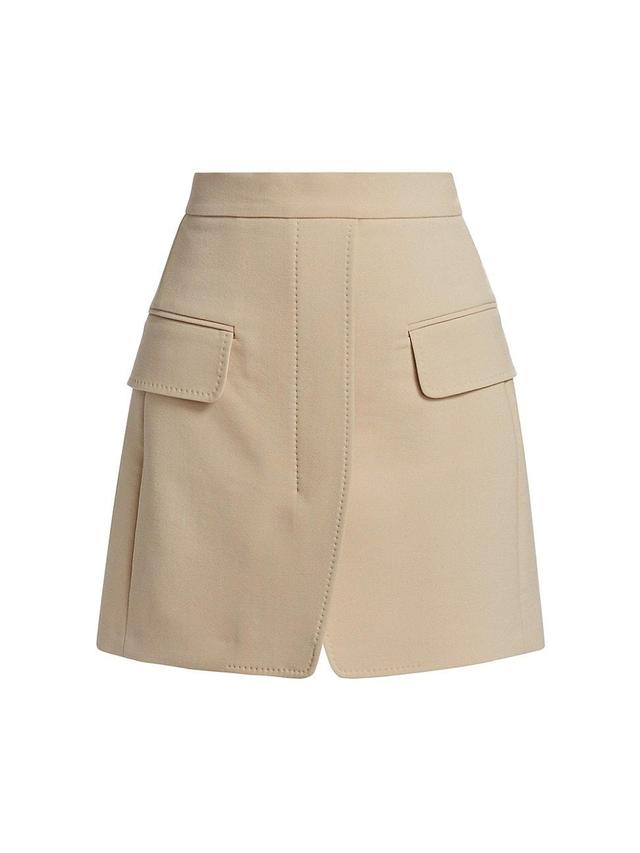 Womens Nuoro Wool-Blend Miniskirt Product Image