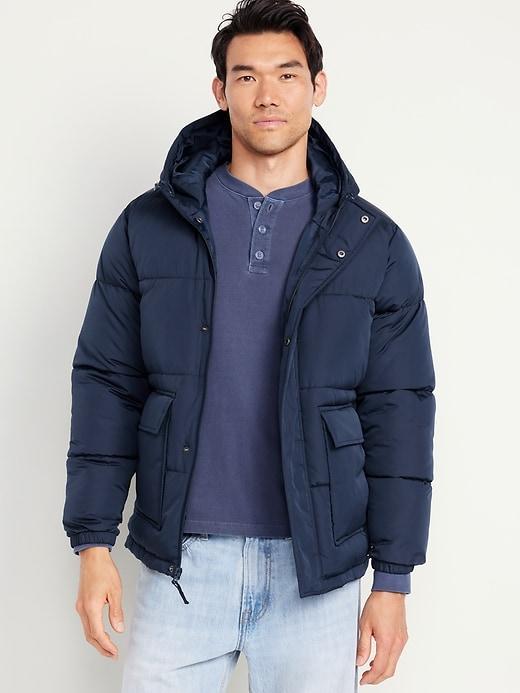 Hooded Puffer Jacket Product Image