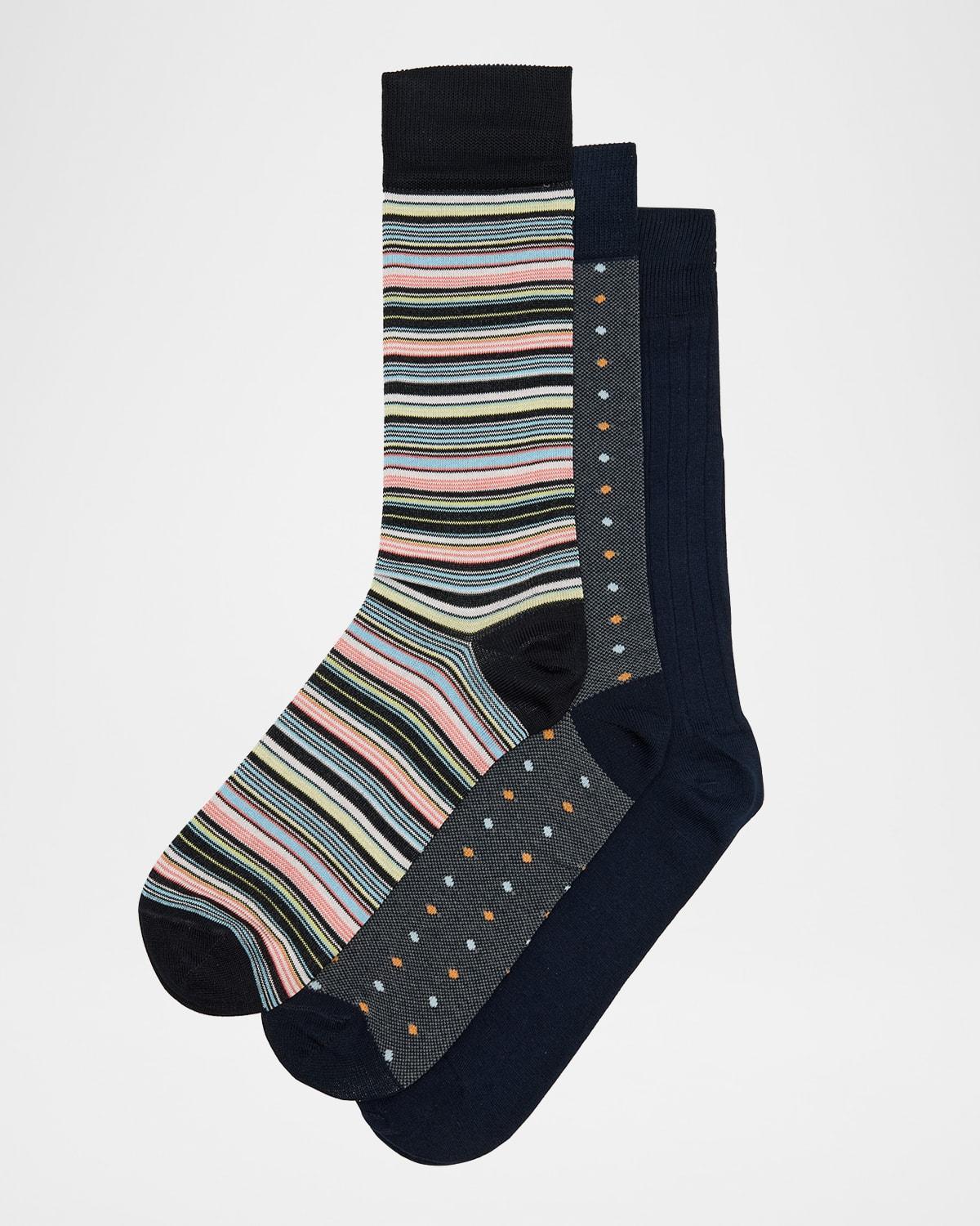 Mens 3-Pack Crew Socks Gift Set Product Image