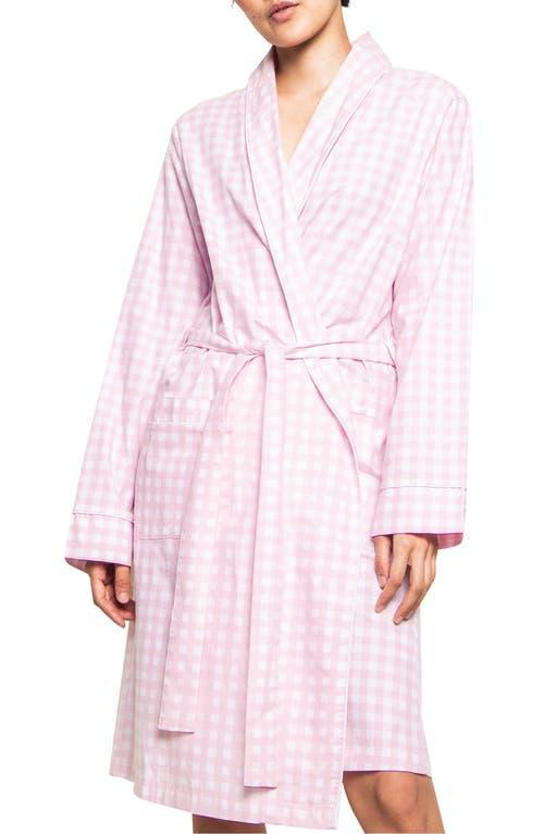 Cotton Gingham Robe Product Image