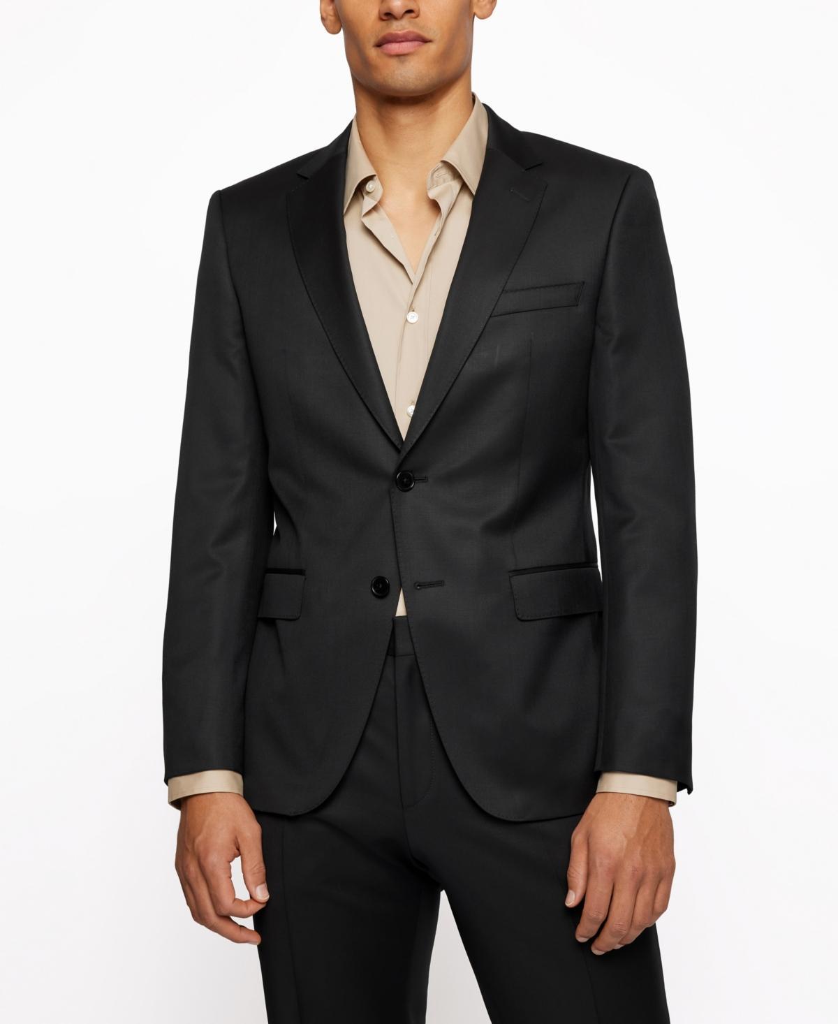 Boss Men's Single-breasted Jacket In Black Product Image