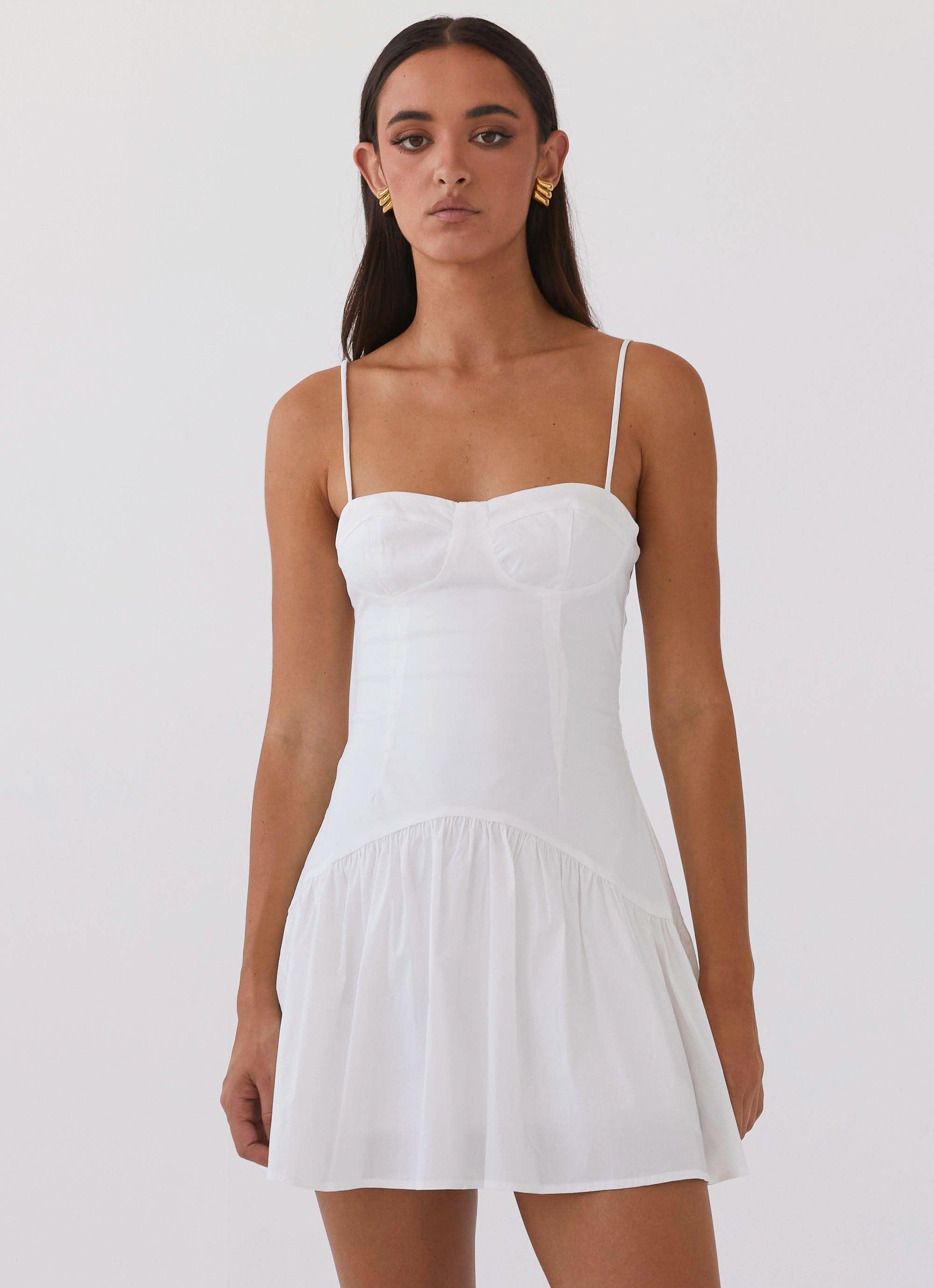 Endless Summer Mini Dress - White Product Image