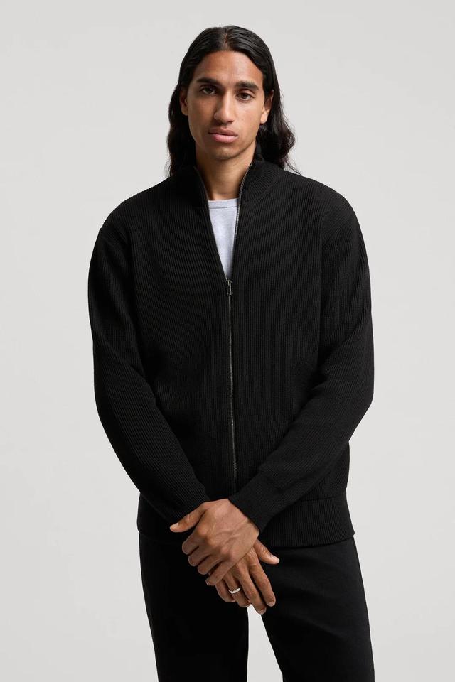 The Merino Zip Cardigan Product Image