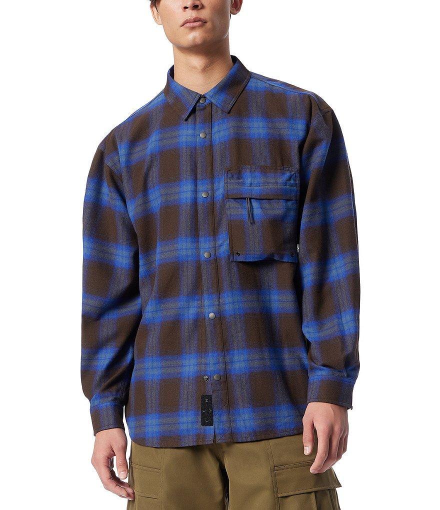 Cross Eyed Moose Stargaze Long Sleeve Plaid Shirt Product Image