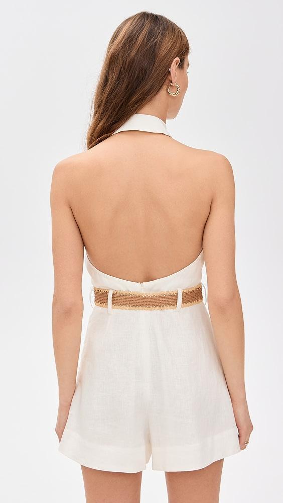 Zimmermann Halter Neck Romper | Shopbop Product Image