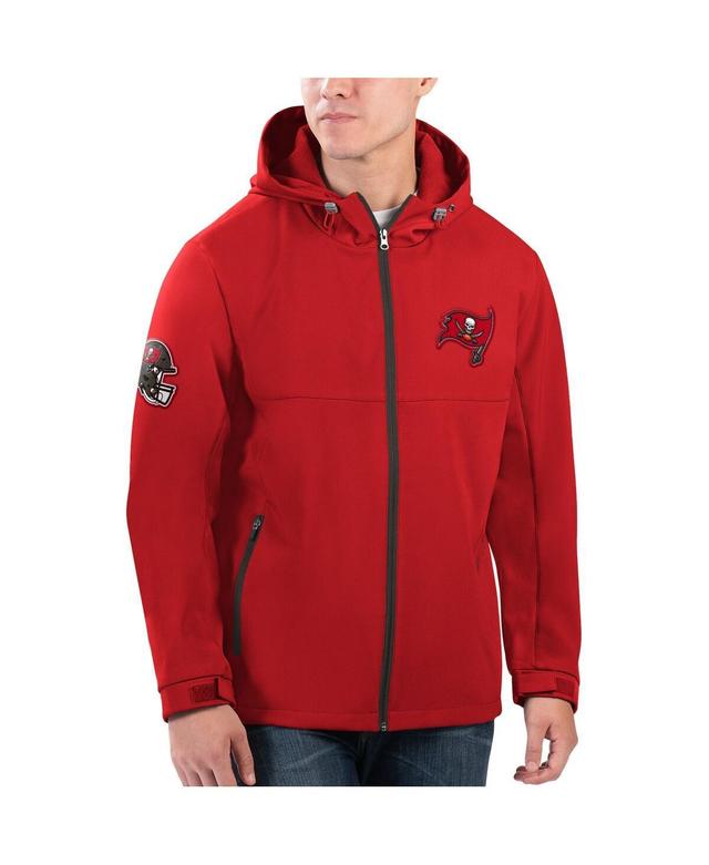 Mens G-iii Sports by Carl Banks Red Tampa Bay Buccaneers Soft Shell Full-Zip Hoodie Jacket Product Image