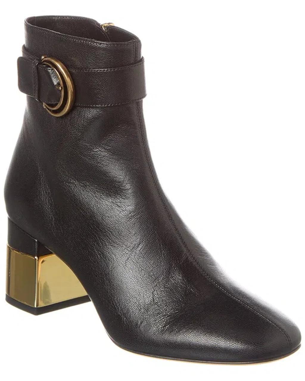 CHLOÉ Alizè Leather Bootie In Black product image