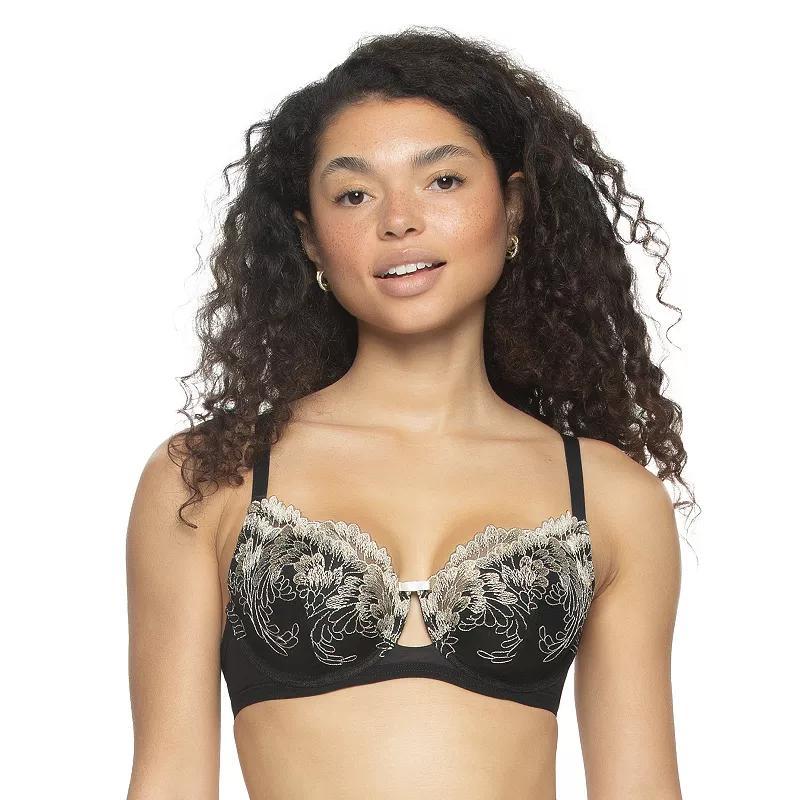 Paramour Womens Aura Embroidered Overlay Demi Bra Product Image