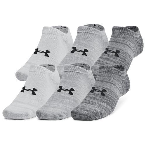 Under Armour Mens Under Armour Essential 6 Pack No Show Socks - Mens Castlerock/Castlerock/Anthracite Product Image