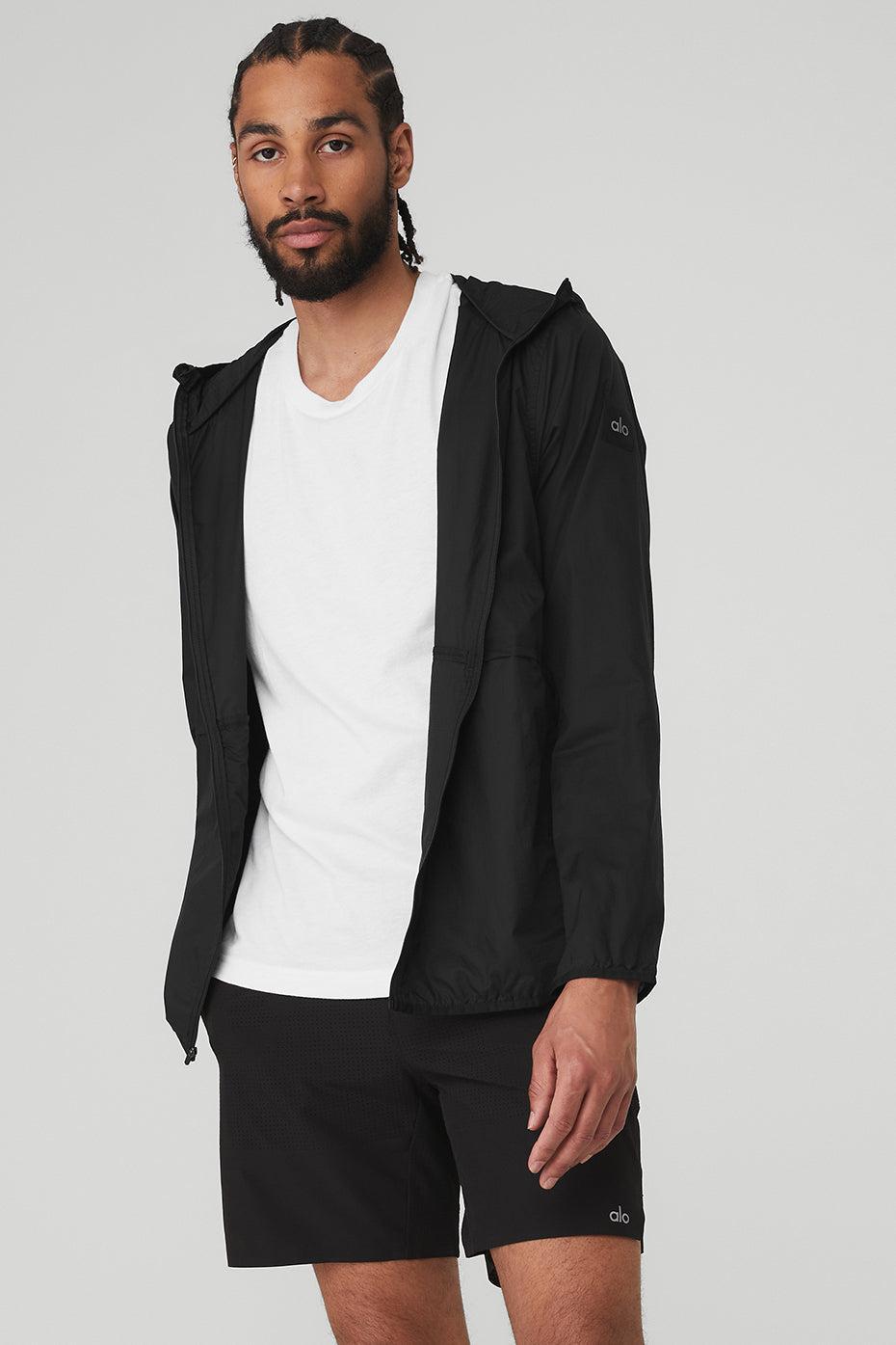 Repeat Running Jacket - Black Male Product Image