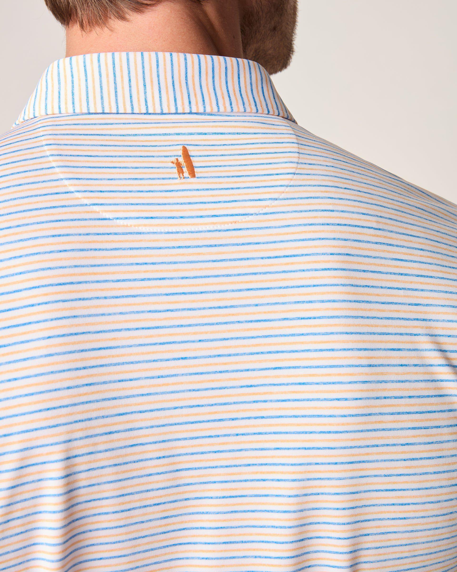 johnnie-O Performance Jersey Polo - Vik Stripe Product Image