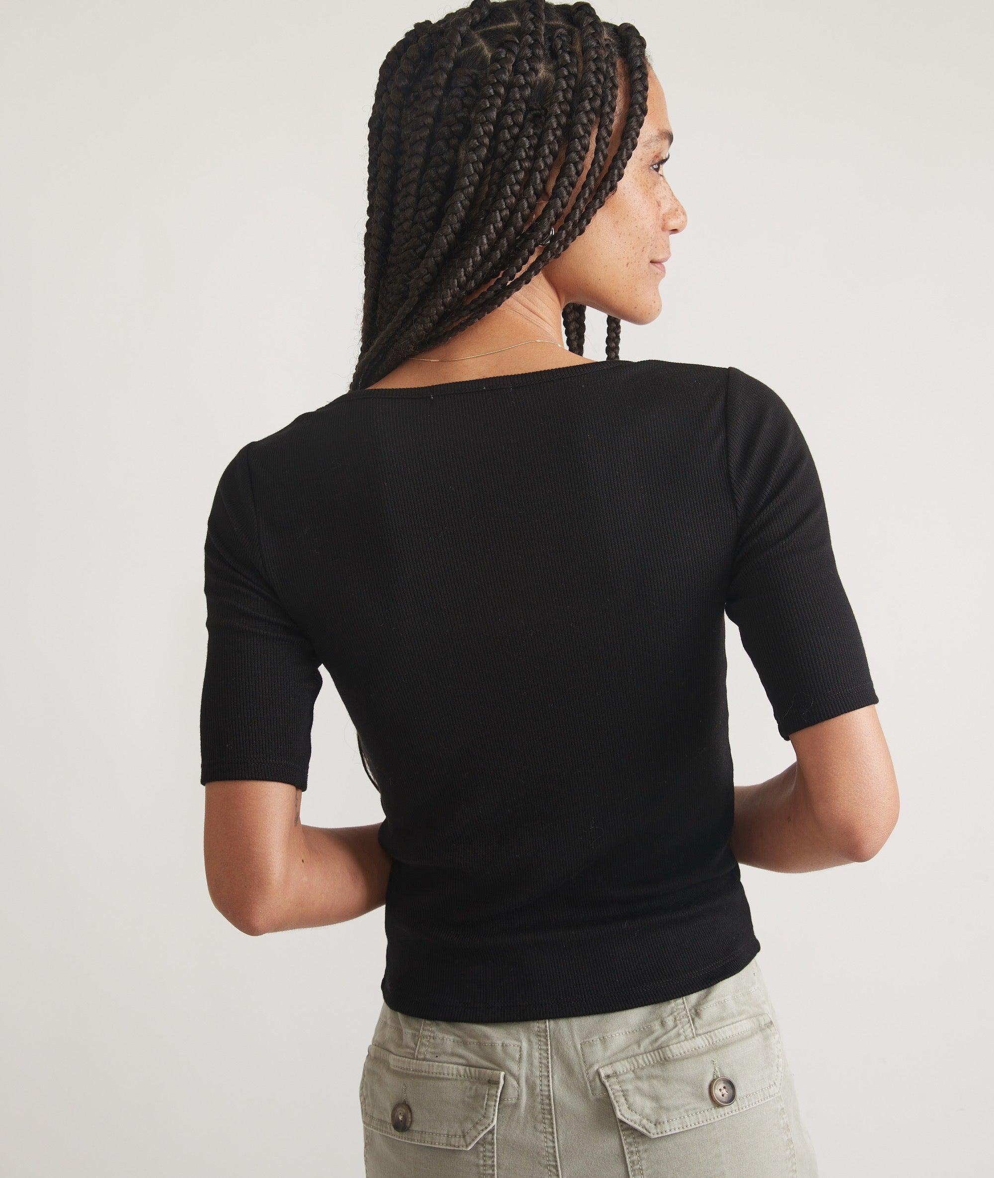 Lexi Rib Square Neck Top Product Image