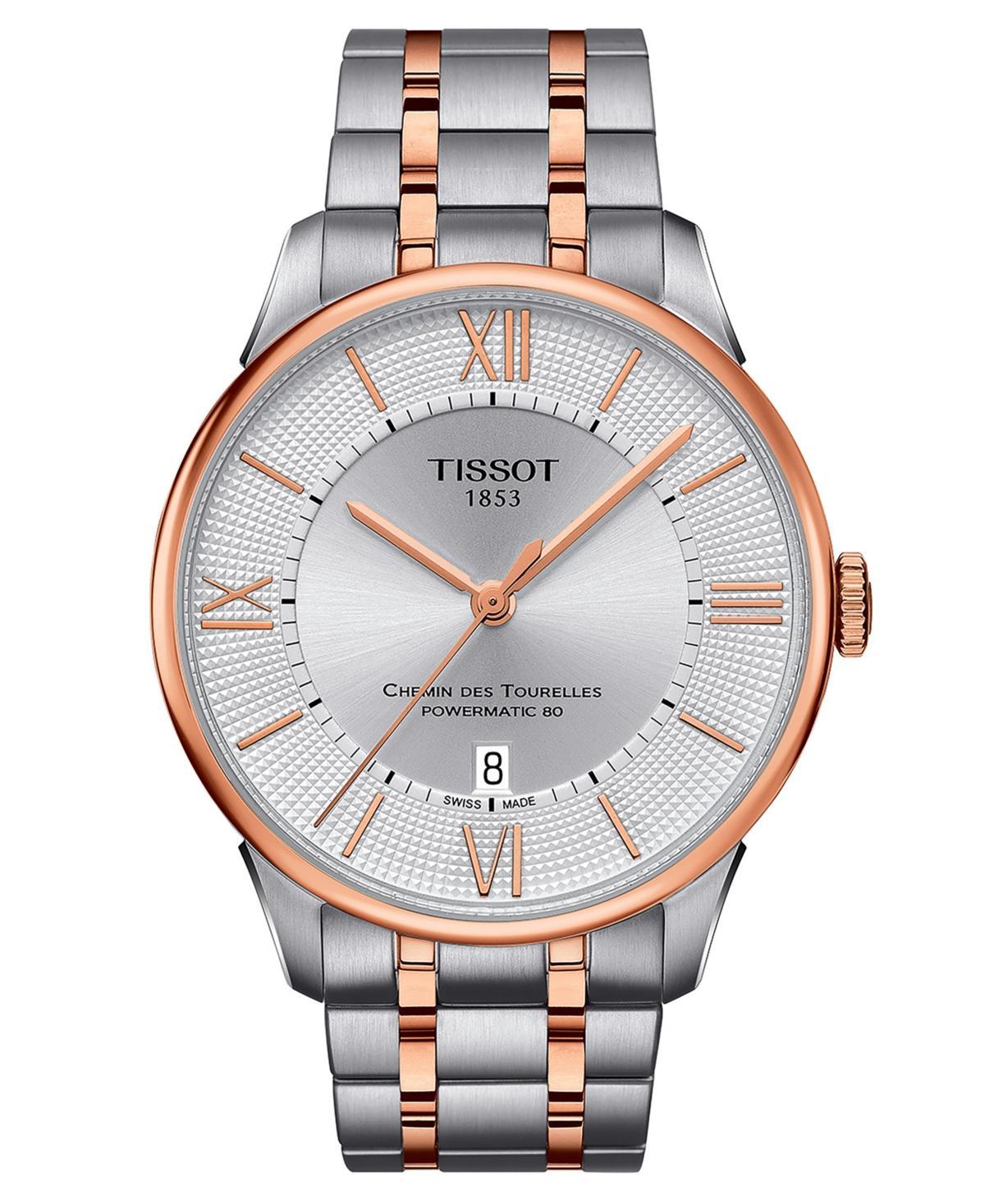 Tissot Chemin des Tourelles Powermatic 80 Two Tone Watch, 42mm Product Image