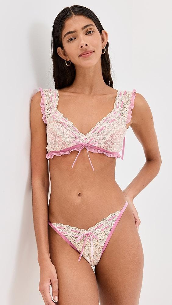 For Love & Lemons Dauphine Bralette | Shopbop Product Image